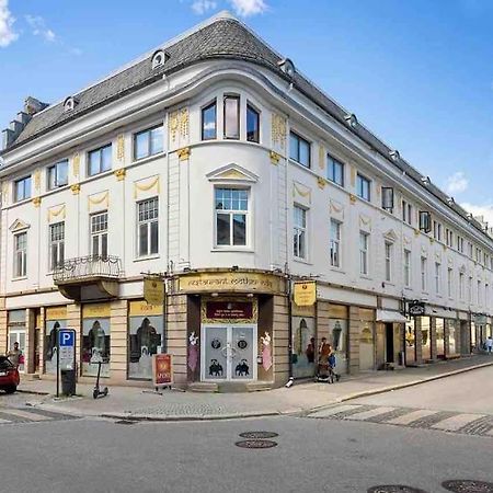 Moderne Leilighet Midt I Sentrum Av Фредрикщат Екстериор снимка